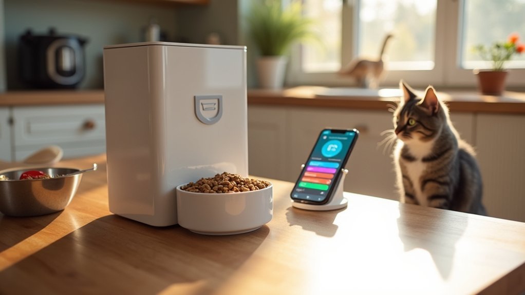pet feeder food monitoring