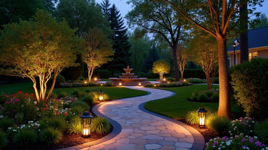 smart lighting yard transformation