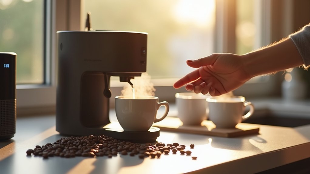 voice activated coffee routines