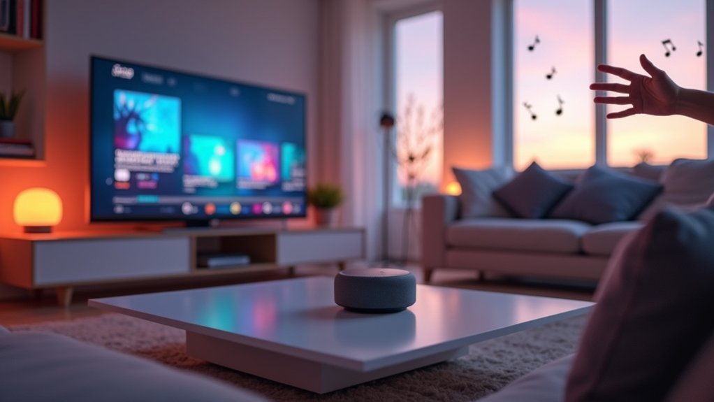 voice controlled music integration