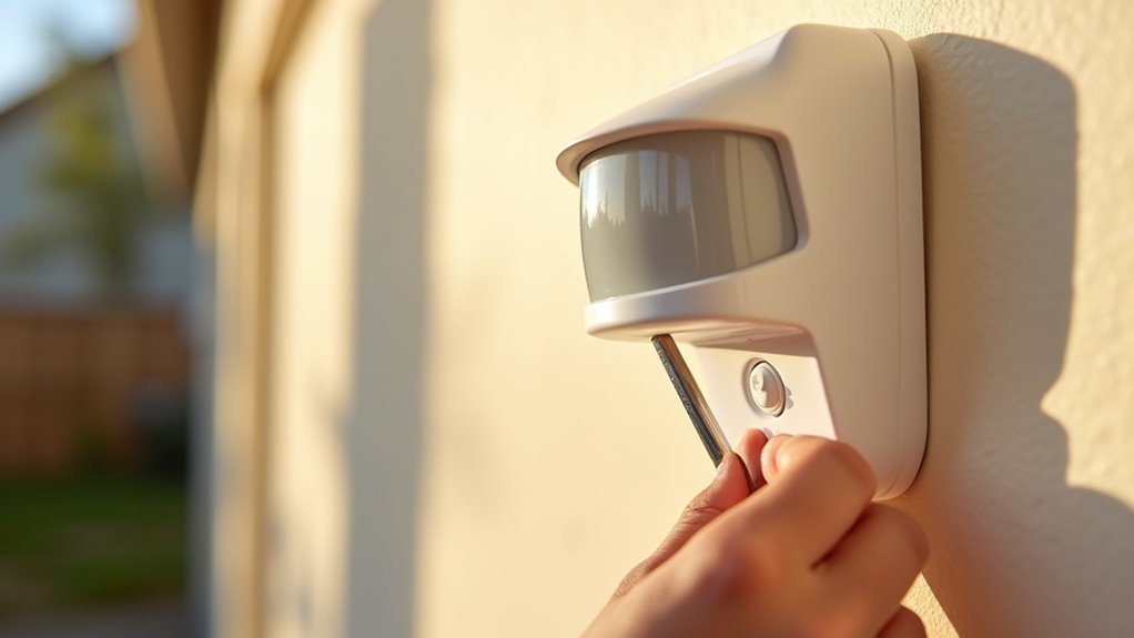 adjust motion sensor sensitivity