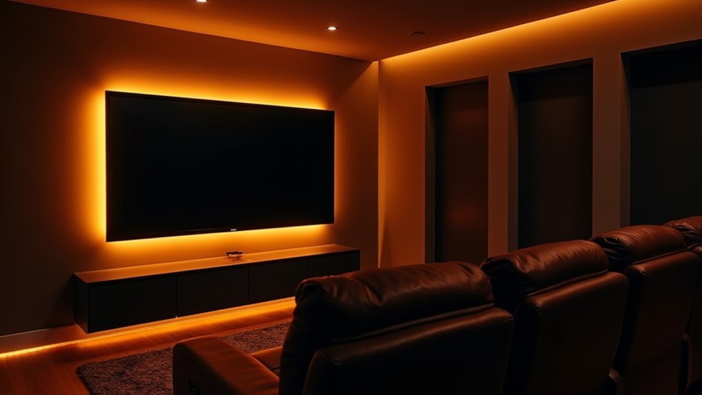 ambient lighting enhances atmosphere