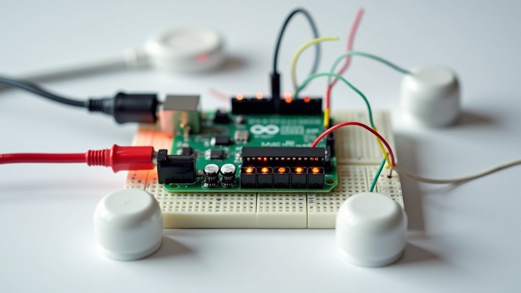 arduino based security monitoring system