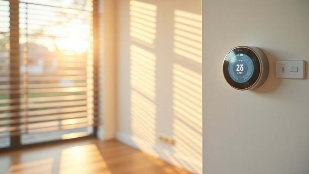 automated blinds temperature trigger