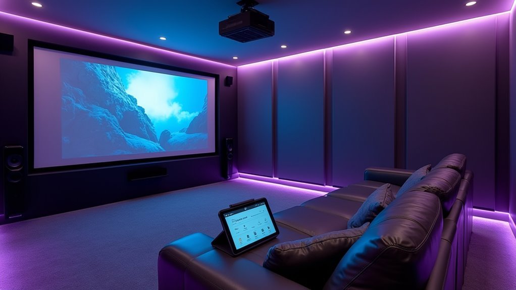 automated custom theater scenes