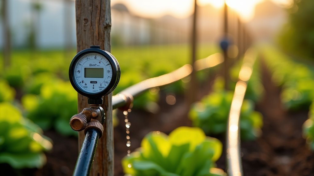 automated drip irrigation setup
