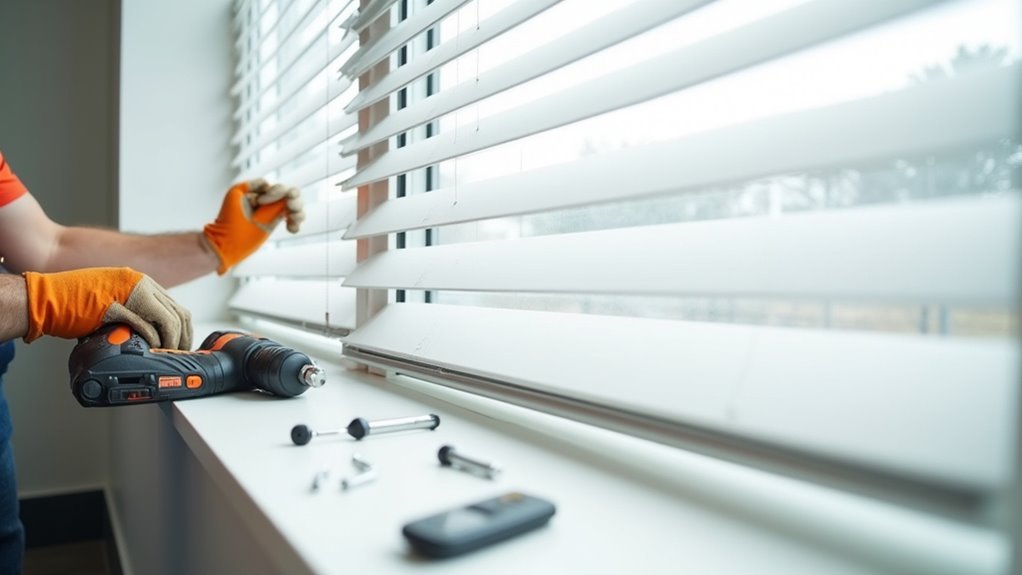 automated energy saving window blinds