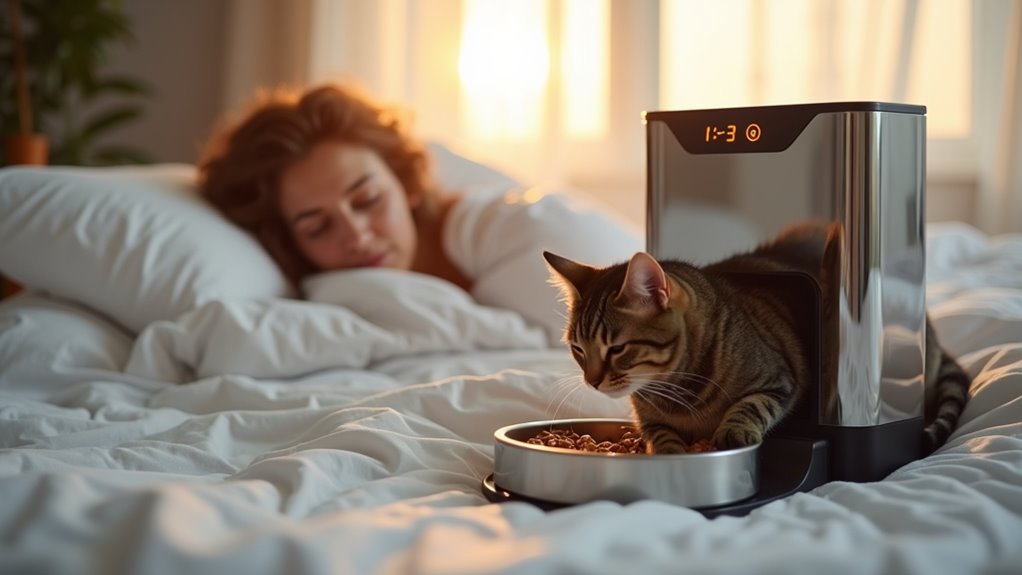 automated feeders reduce wake ups