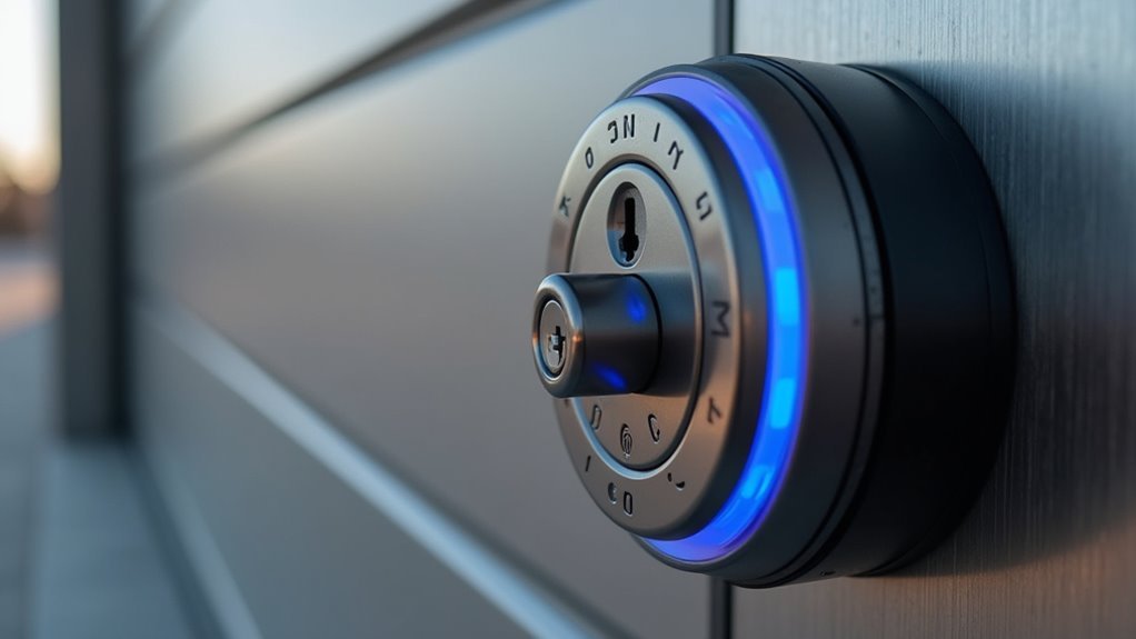 automated garage lock features