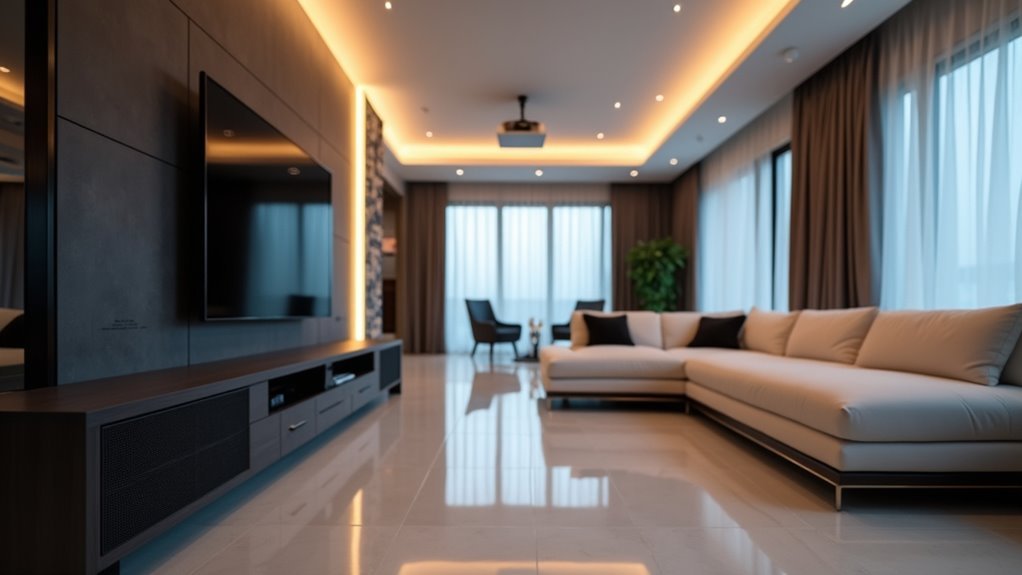 automated media room setup