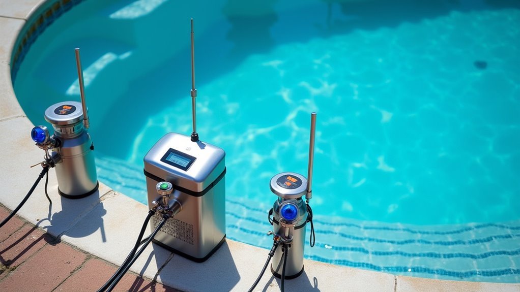 automated pool water monitoring