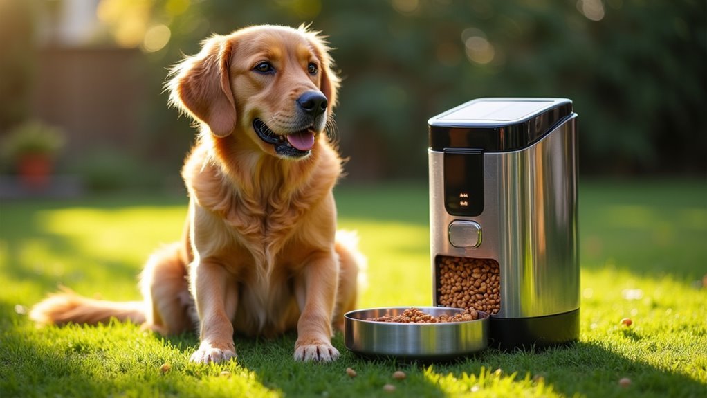 automated solar pet feeding