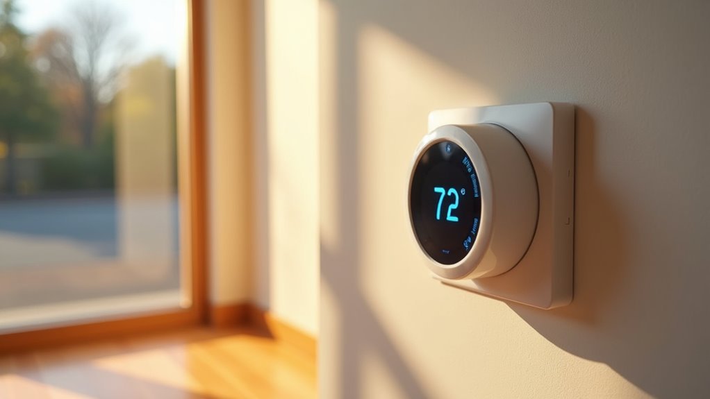 automated thermostat weather response