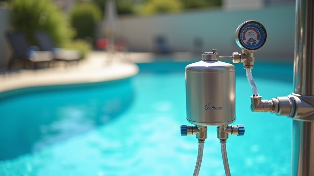 automatic pool chemical management