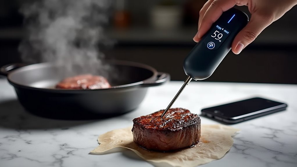 bluetooth cooking thermometer precision