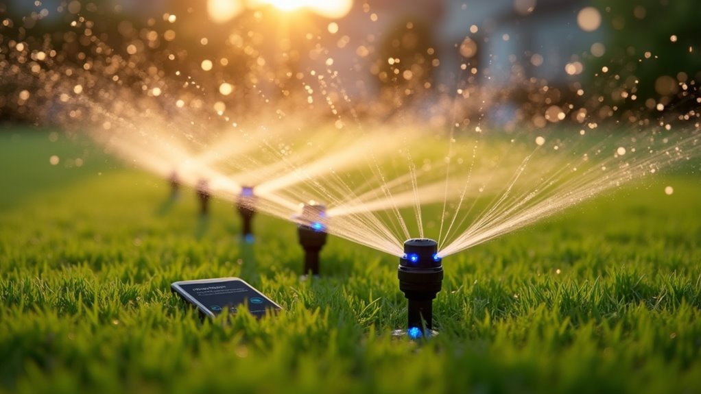 bluetooth enabled garden sprinklers
