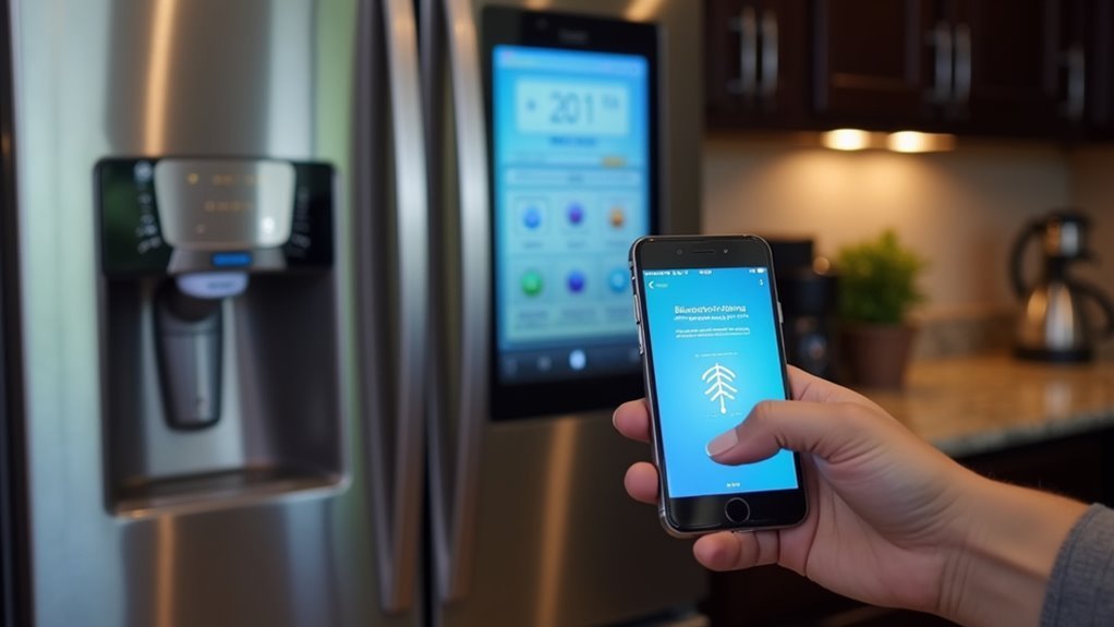 bluetooth refrigerator connection process