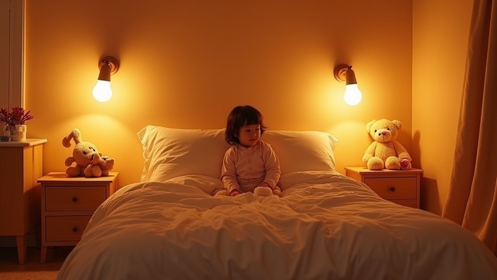 calming bedtime lighting routine