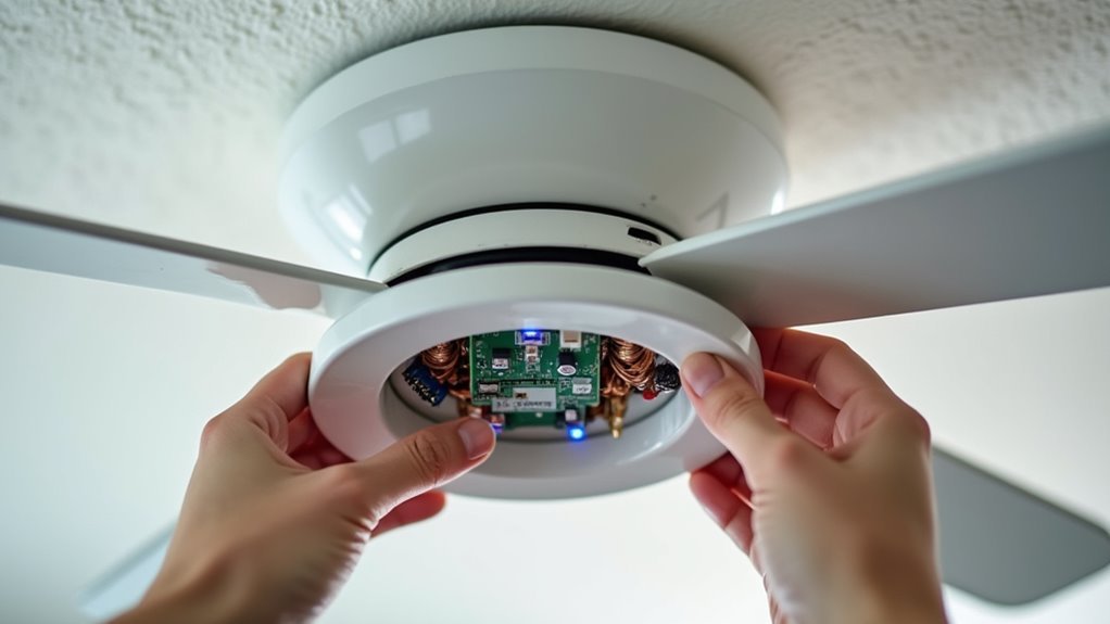 ceiling fan thermostat synchronization