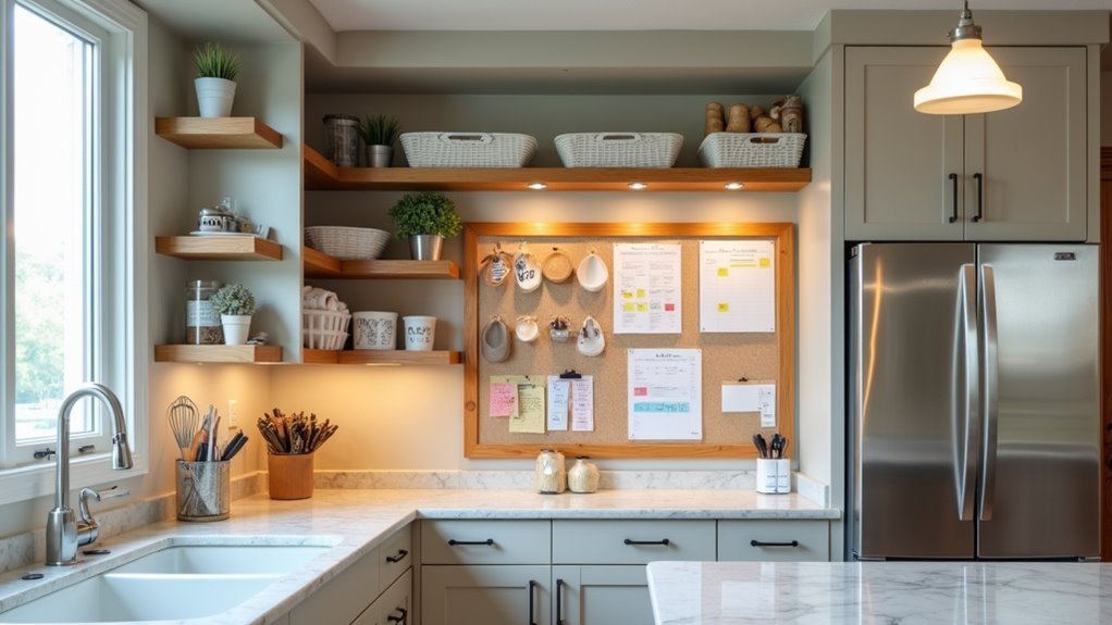 centralized kitchen organization hub