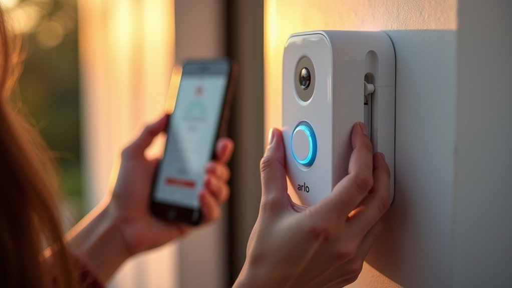 connect arlo doorbell wi fi