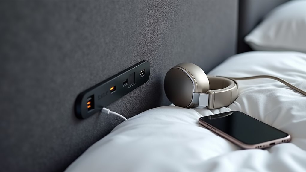 convenient usb charging ports