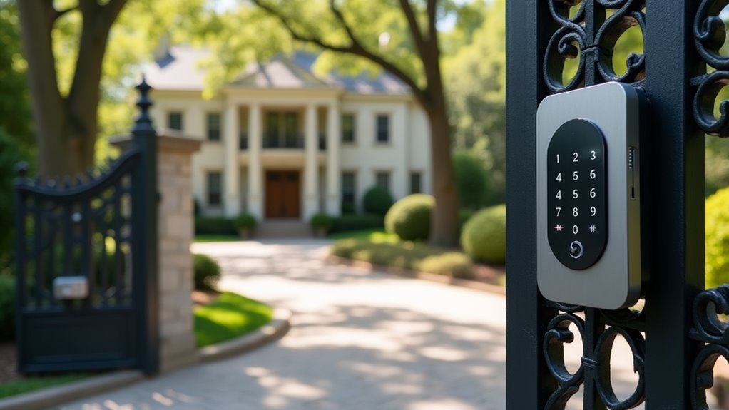custom front gate security