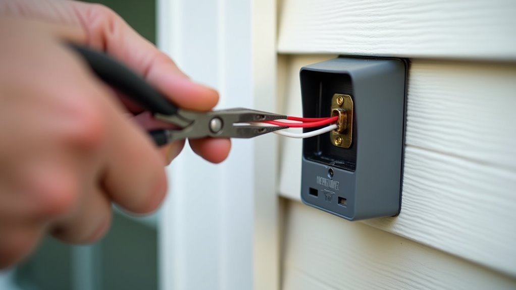 disconnect low voltage wiring