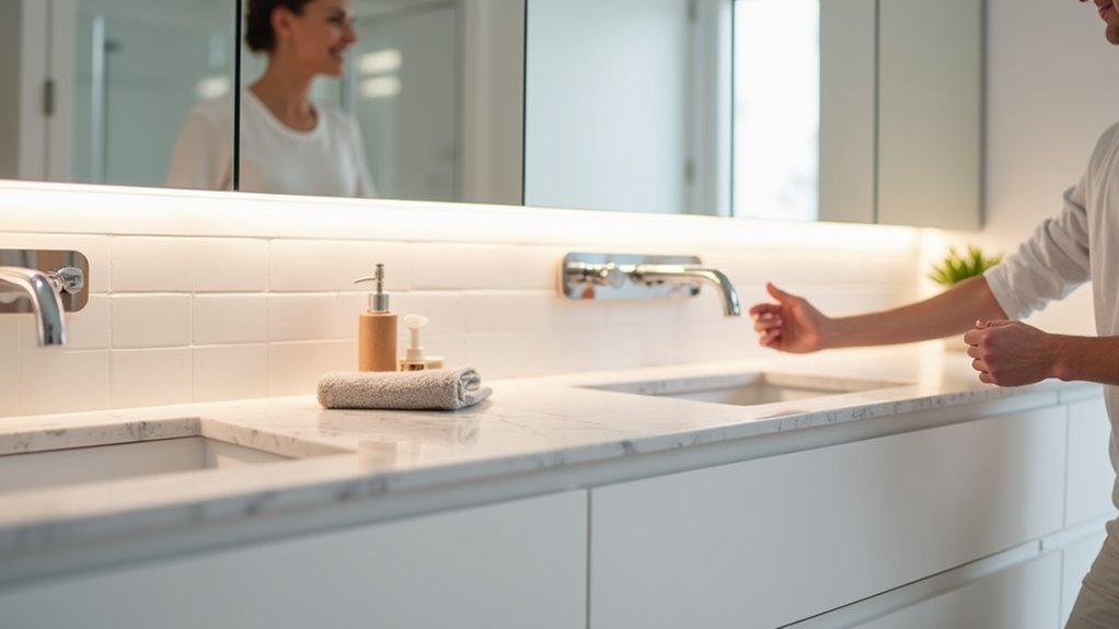 easy bathroom motion lighting
