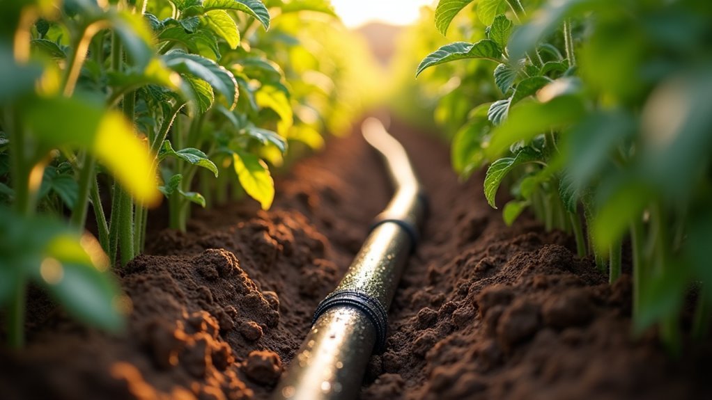 efficient soaker hose installation