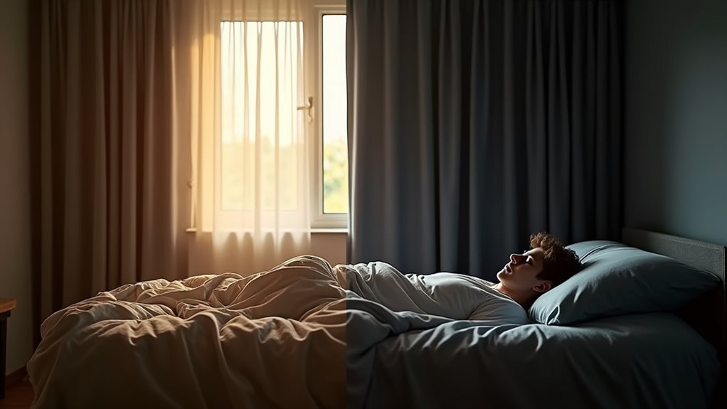 eliminating light improves sleep