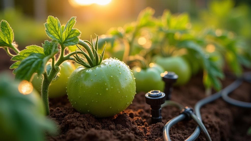 evapotranspiration guides garden watering