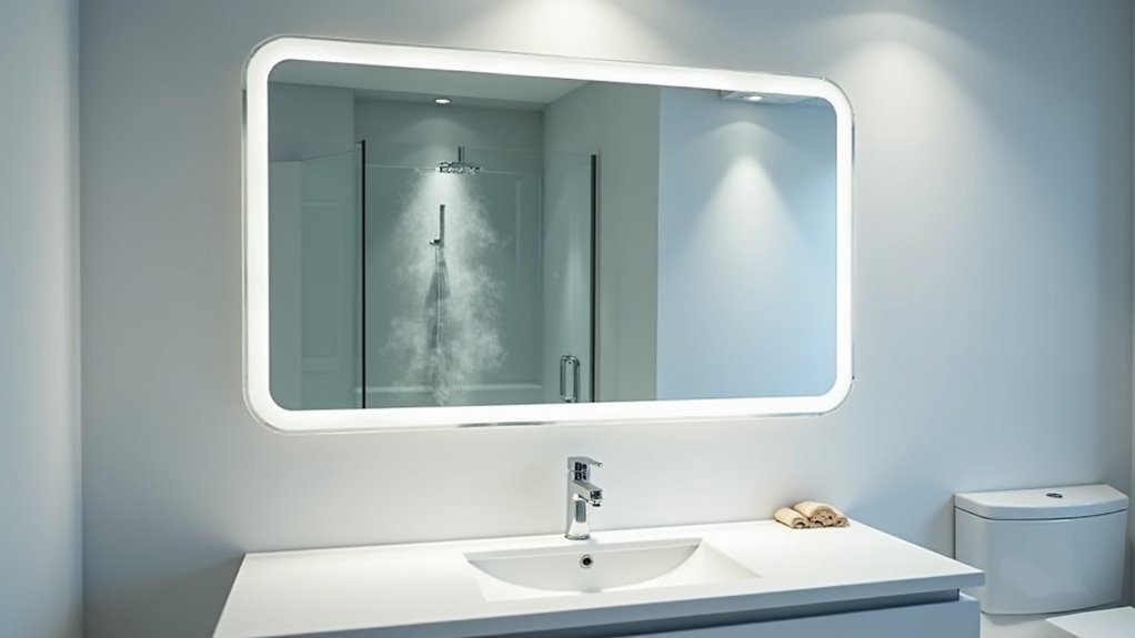 fog free heating mirror technology