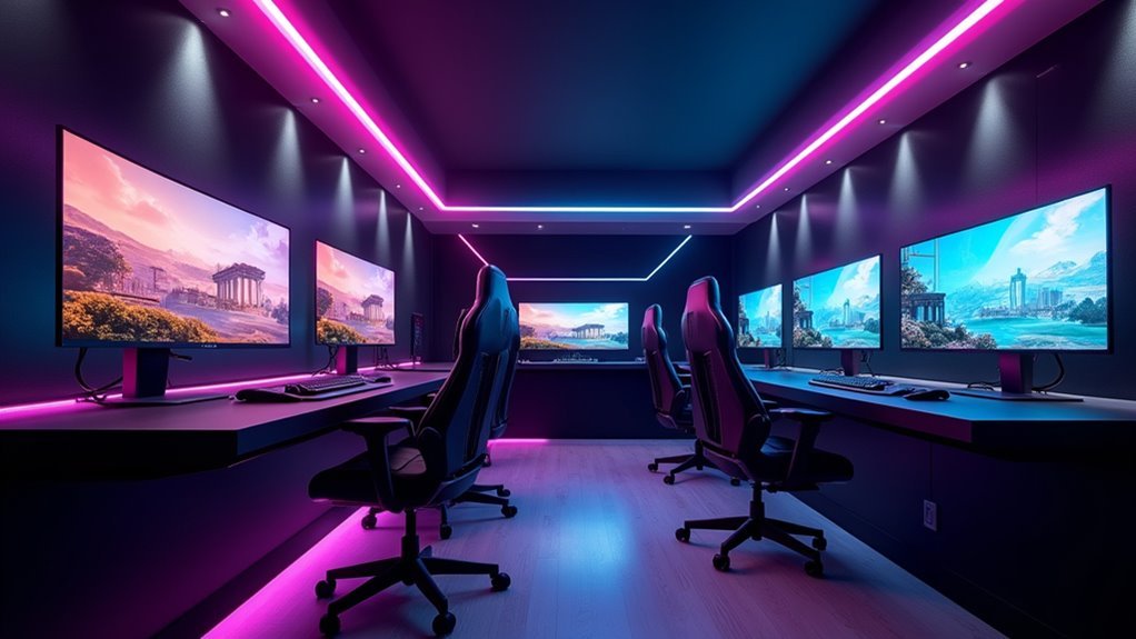 gaming room design strategy
