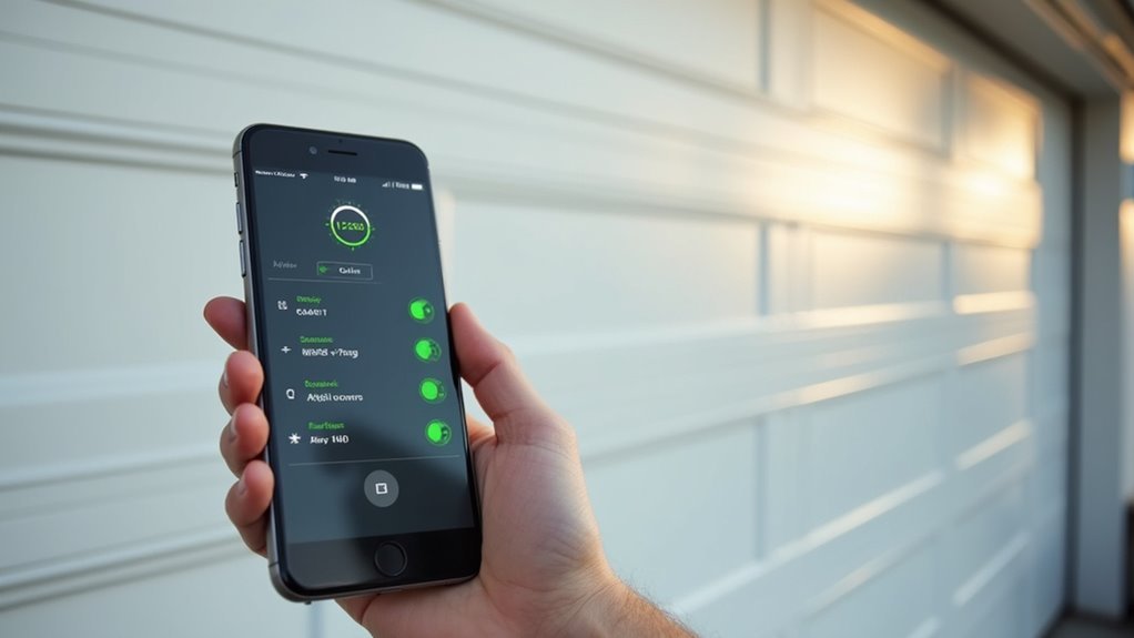 garage door status alerts