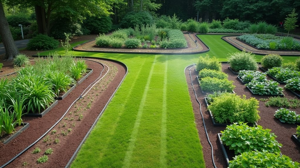 garden layout and irrigation