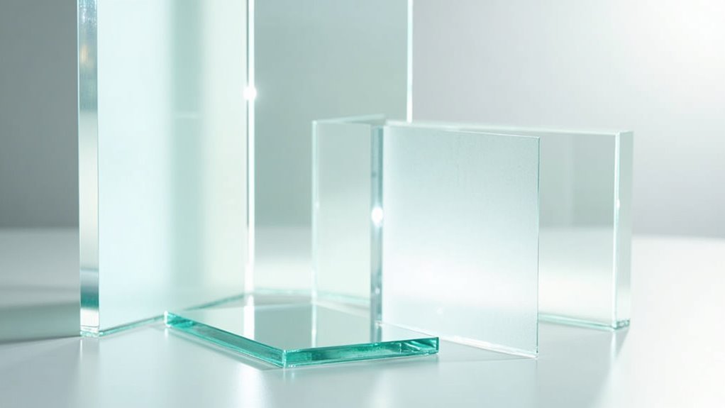 glass or acrylic mirrors