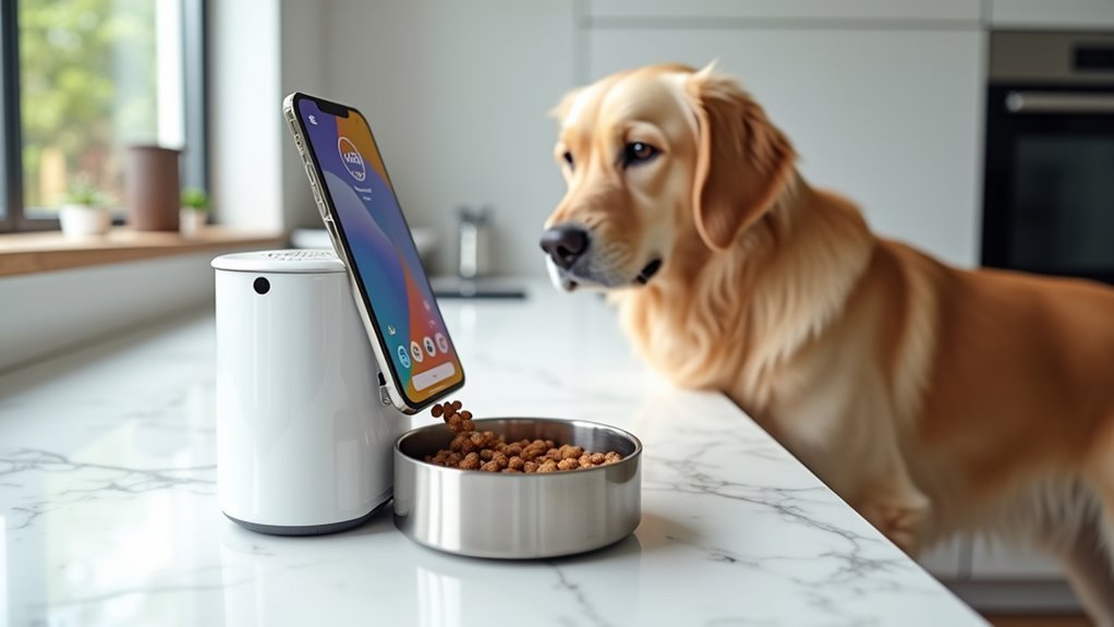 google assistant pet feeder