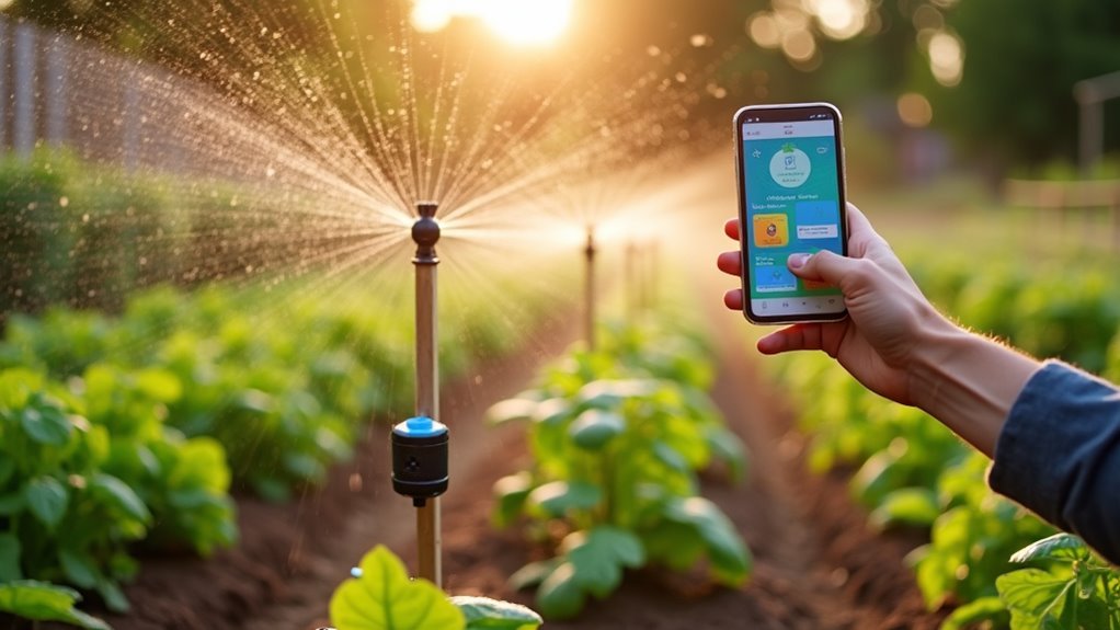 hands free garden irrigation control
