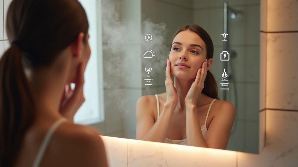 hands free smart mirror commands