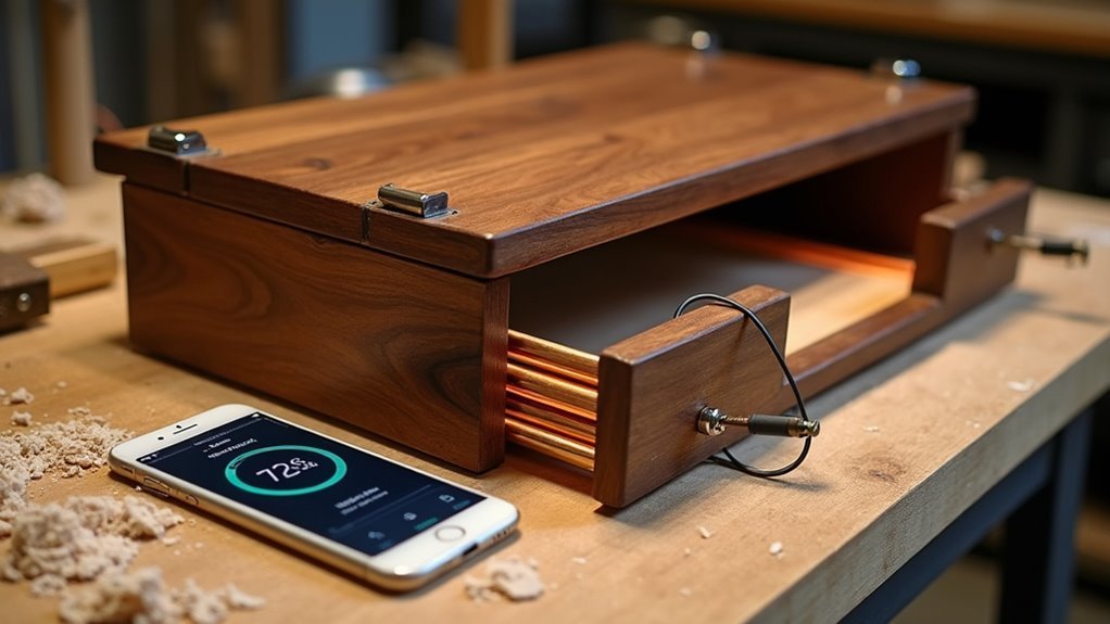 heated storage bench design