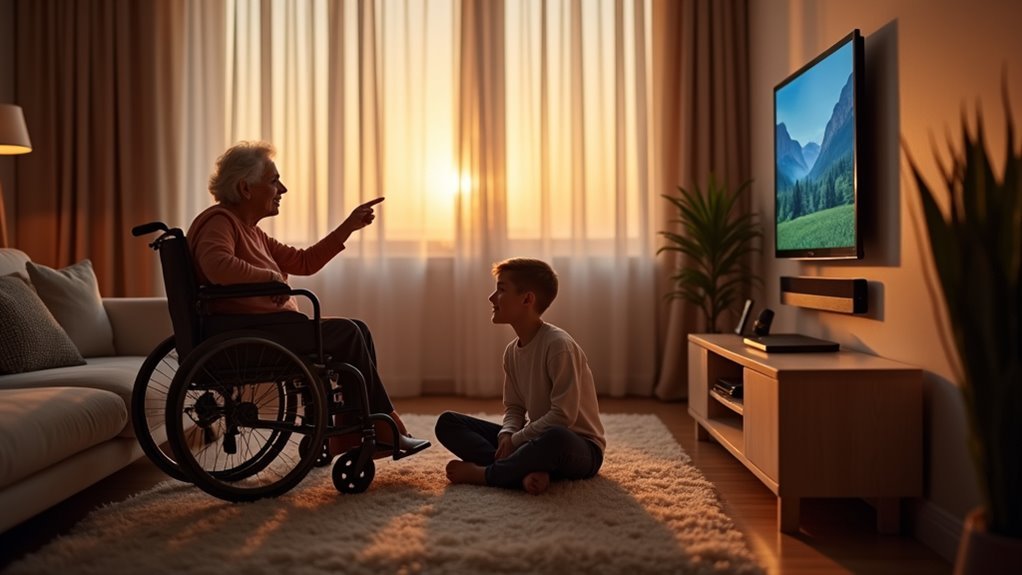 inclusive voice controlled entertainment access