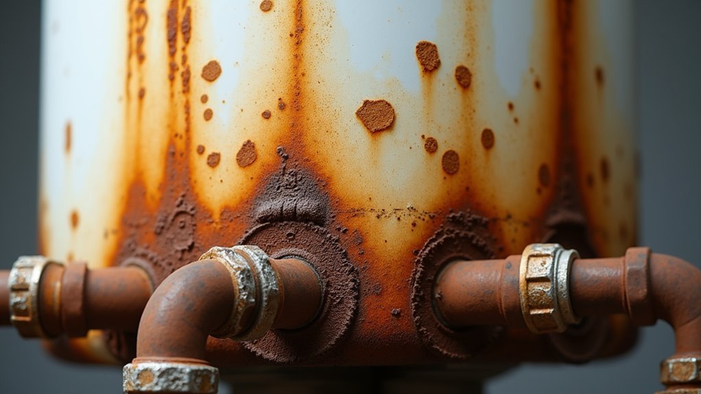 inspect for rust corrosion