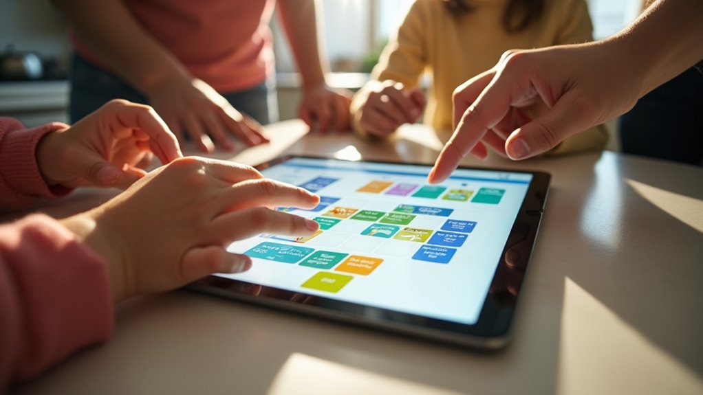interactive family chore management