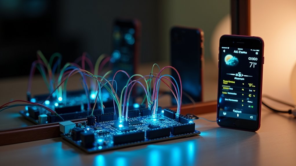 interactive touch control mirror