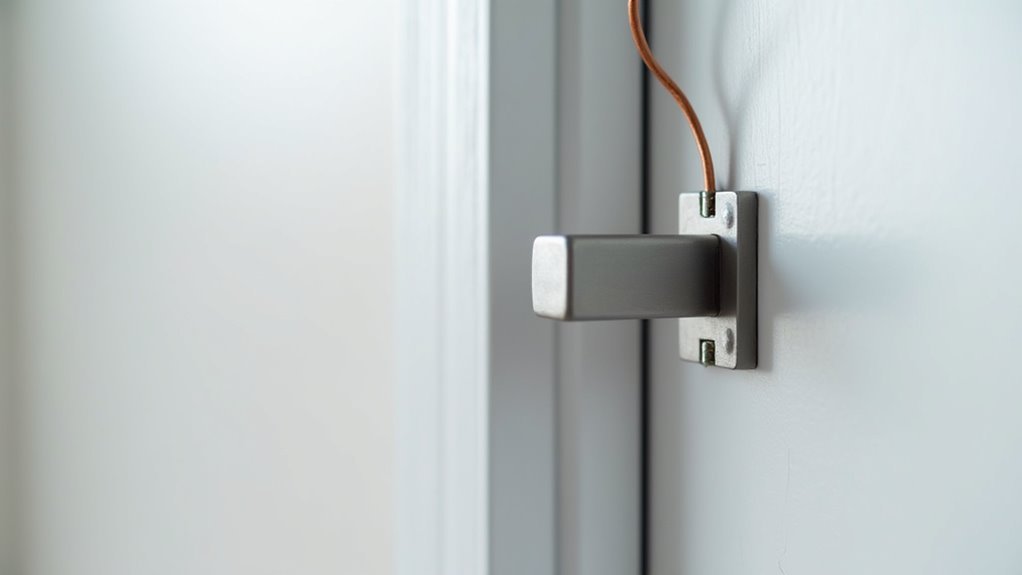 magnetic door sensor mechanism