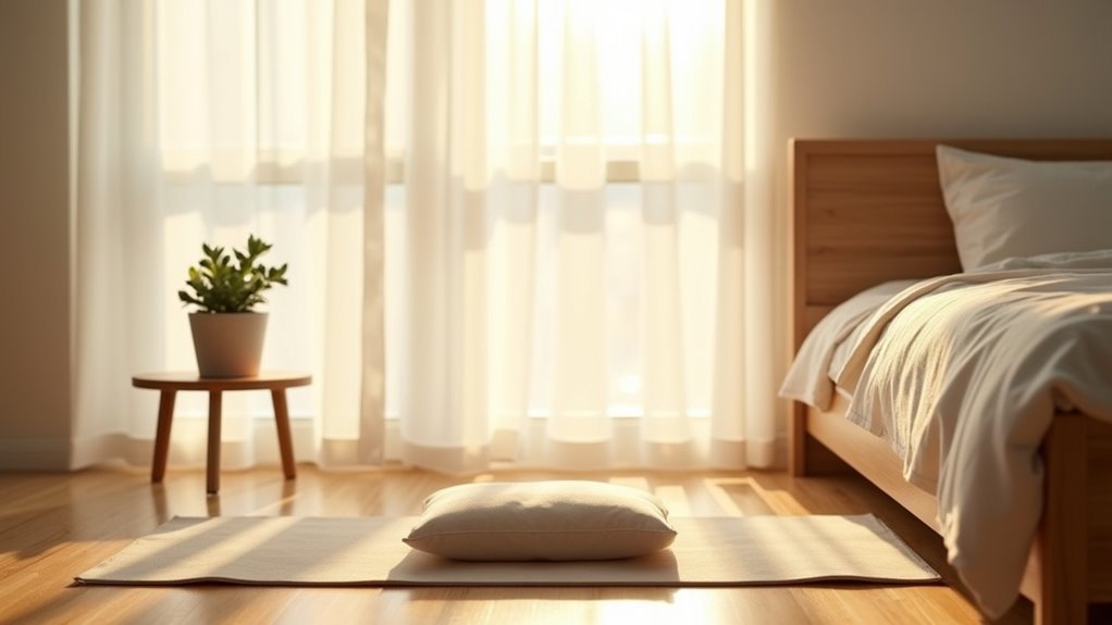 meditation space essentials lighting comfort