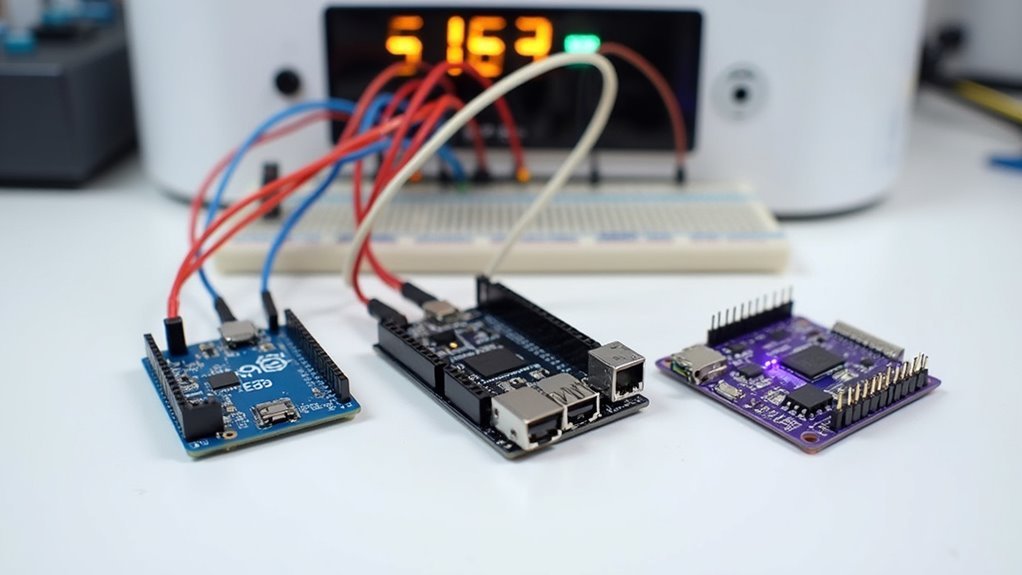 microcontroller project complexity comparison