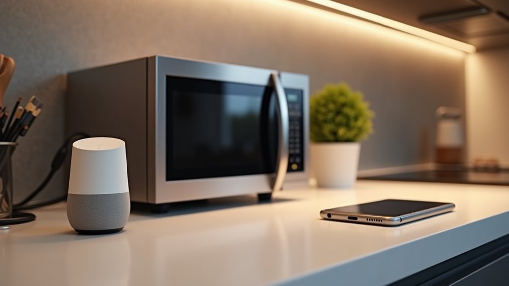 microwave integration with google home