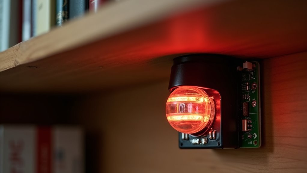 motion activated bookshelf lighting